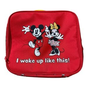 Mickey & Minnie “I Woke Up Like This" Disney Primark Lunch Bag NWOT